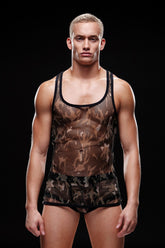 Fishnet Sport Tank - BEV015 by Envy